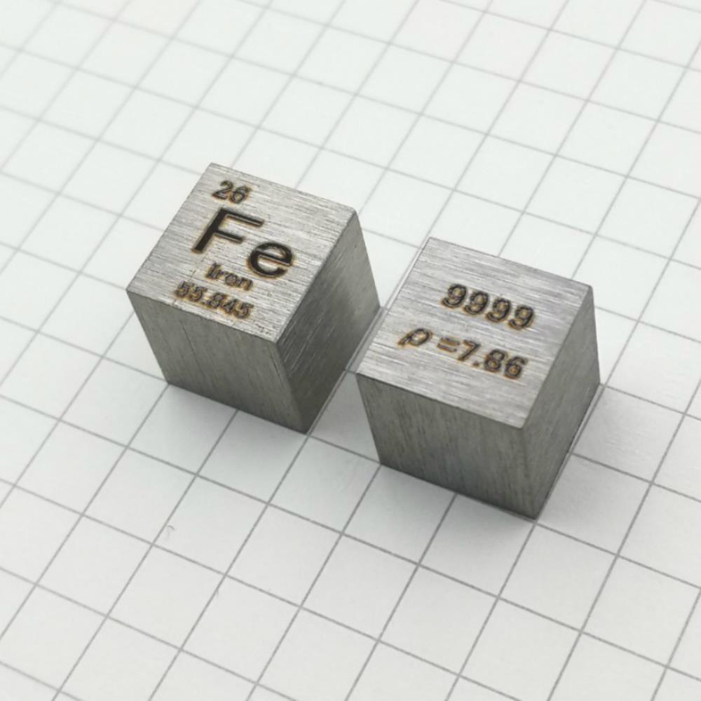 76ec3e86f47352673a6ae2db4e6a7b1b189 1cm Metal Iron Cube, 99.99% High-purity Element Fe Block
