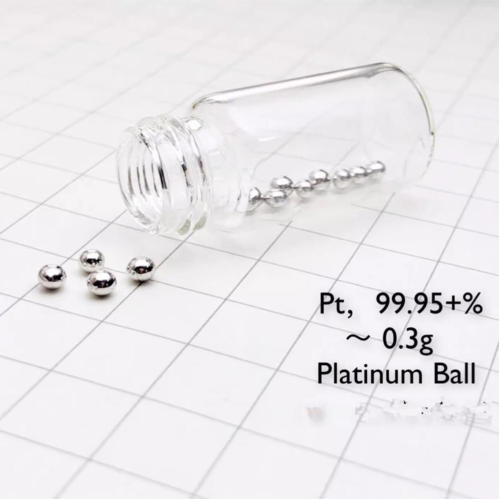7af24b2299037f7043bf874dc0581bca05f 0.3g Platinum Gold Beads, 99.95% High-purity Metal Pt - Image 2