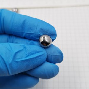 5g Tungsten Beads, 99.95% High-purity Metal W Melt Beans
