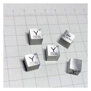 10mm Yttrium Cubic, 99.9% High-purity Distilled Y Block
