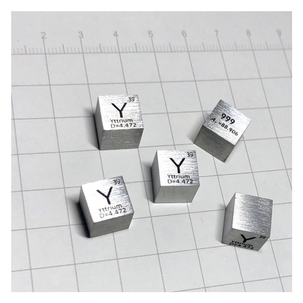 89a4ecdaf5baa688ecc787621fbe0163641 10mm Yttrium Cubic, 99.9% High-purity Distilled Y Block