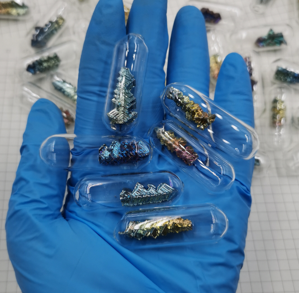 8cd8a9b5c8a55c96e56c51786e9ff1474ea 2-4g Colored Bismuth Crystal Bi 99.99% - Image 2