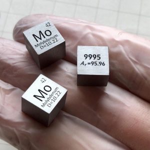10mm Molybdenum Cube, 99.95% High-purity Metal Mo Block
