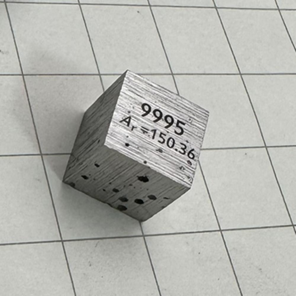 900348704bd6657b9a5ab354bcf1ddf4917 Defective 10mm Samarium Element Cube 99.95% Pure Samarium Metal Sample, Used for Collecting Hobbies - Image 4