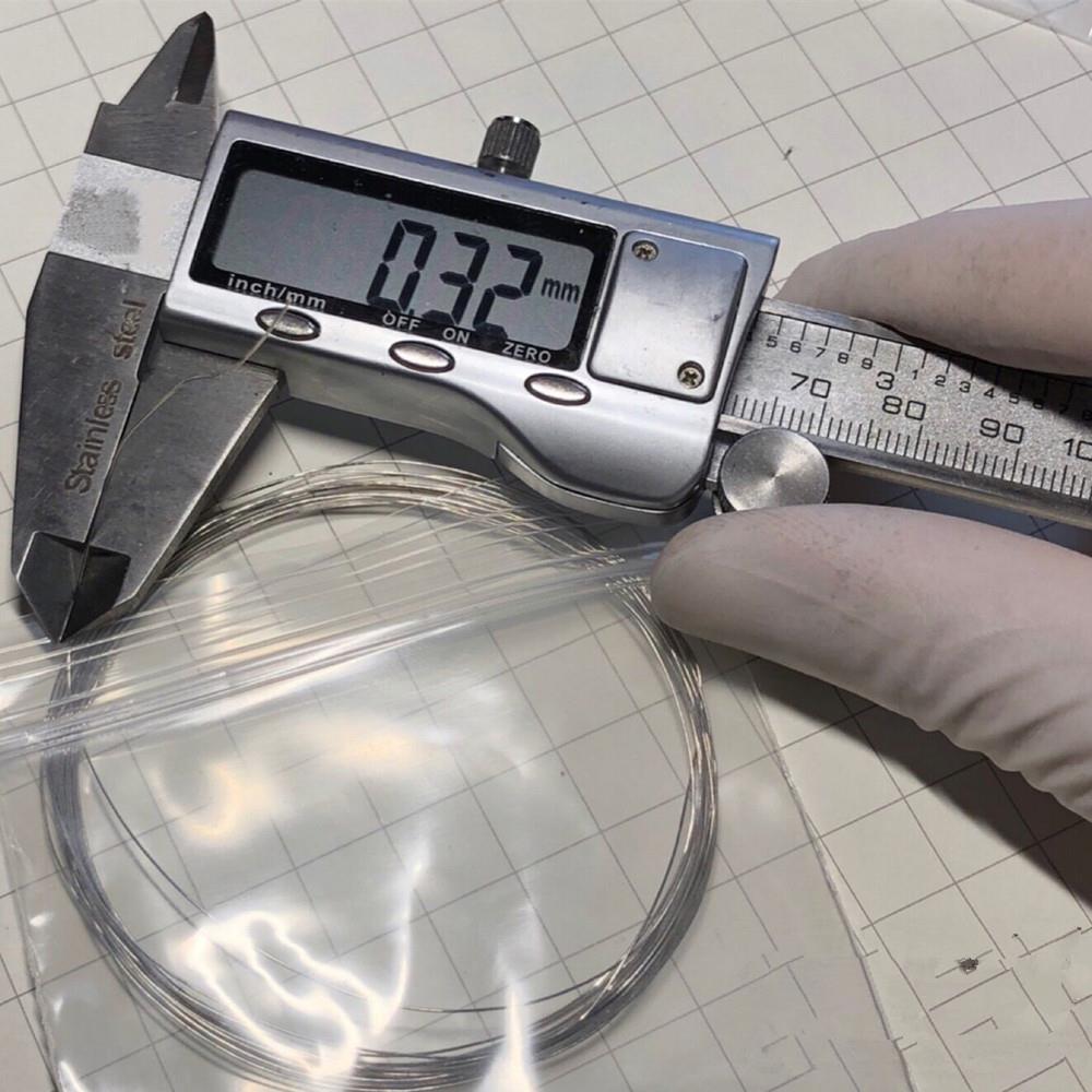 914ae7ffb69ba384844fad69005741114f3 Pure Platinum Wire, Diameter 0.3mm, Length 1m, 99.99% High-purity Metal Pt - Image 2