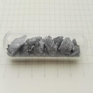 5g Glass Sealed Silicon Block, 99.85% High-purity Metal Si