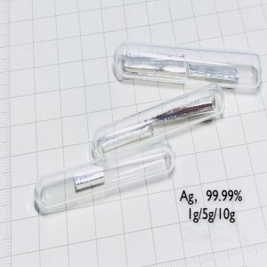 Glass Sealed Bright Silver Cut Block High-purity Ag 99.99%