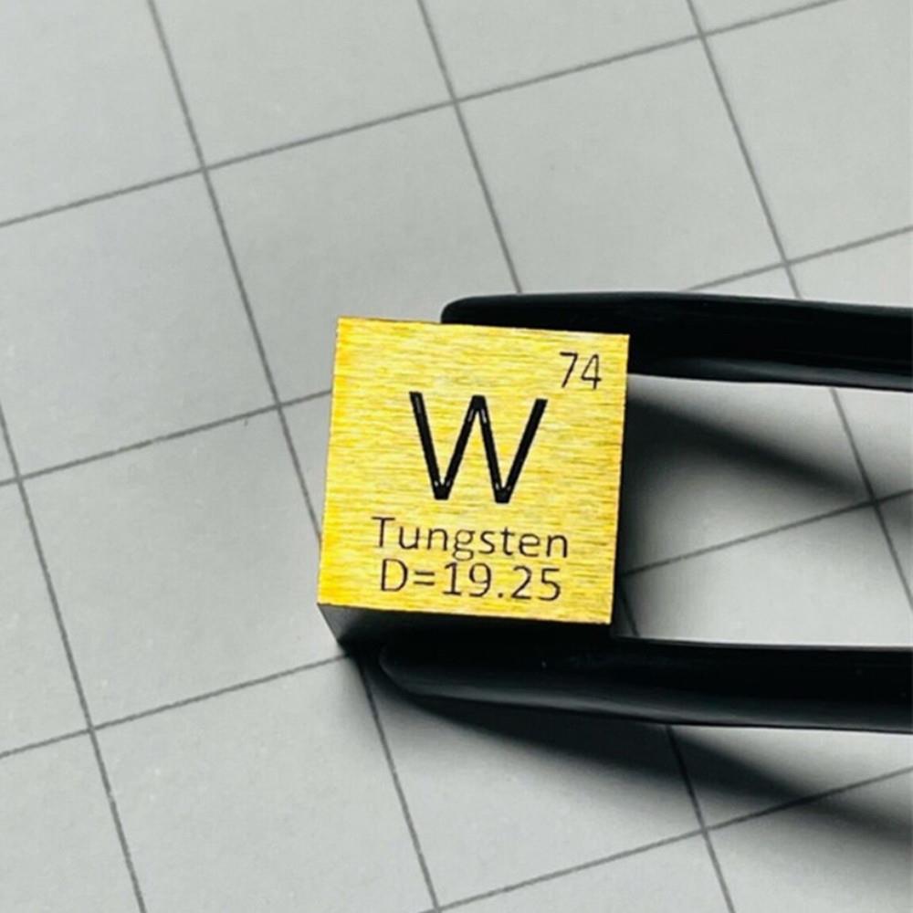 a4c9f2f35a05002e5016372ec38f5814c74 7-piece Set Of Colored 10mm Tungsten Cube, 99.95% High-purity Metal W Block - Image 4