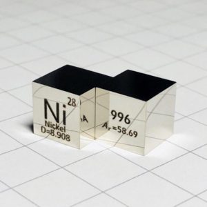 10mm Nickel Cube, 99.6% High-purity Metal Ni Block