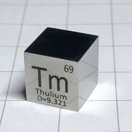b5a83b632e5267016787e12e942aaba6a7e Thulium Tm cube 10mm mirror polished