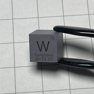 Colored 10mm Tungsten Cube, 99.95% High-purity Metal W Block