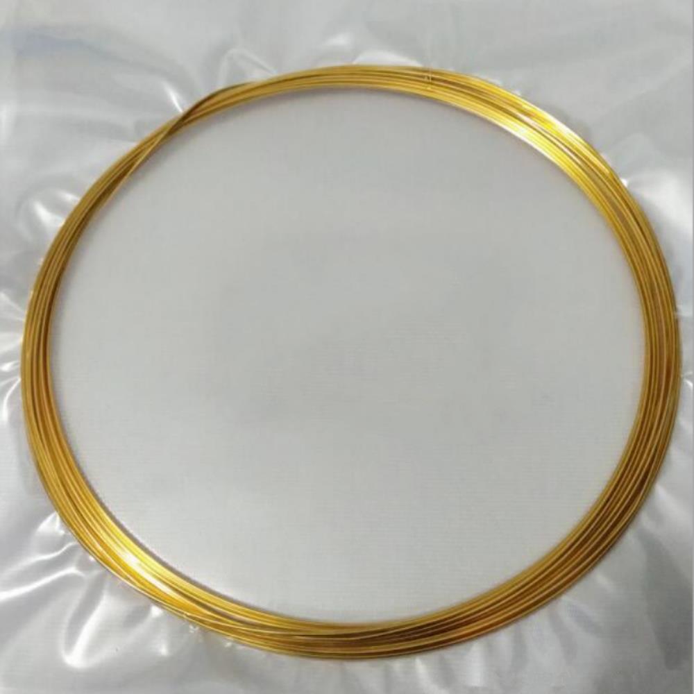 d093105f55a3f5b3fdb6bd0efef2dd96259 Pure Gold Wire, Diameter 0.6mm, Length 1cm, 99.99% High-purity Au - Image 2