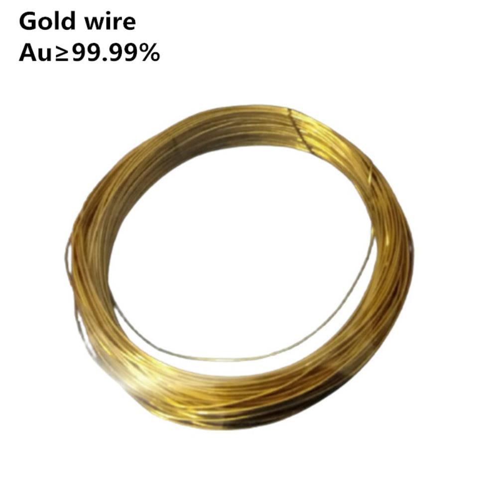 d9c230f9ebde4804d48a653a4e7ec1253bb Pure Gold Wire, Diameter 0.6mm, Length 10cm, 99.99% High-purity Au