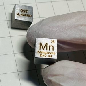 10mm metal manganese cube, 99.7% high-purity element Mn block