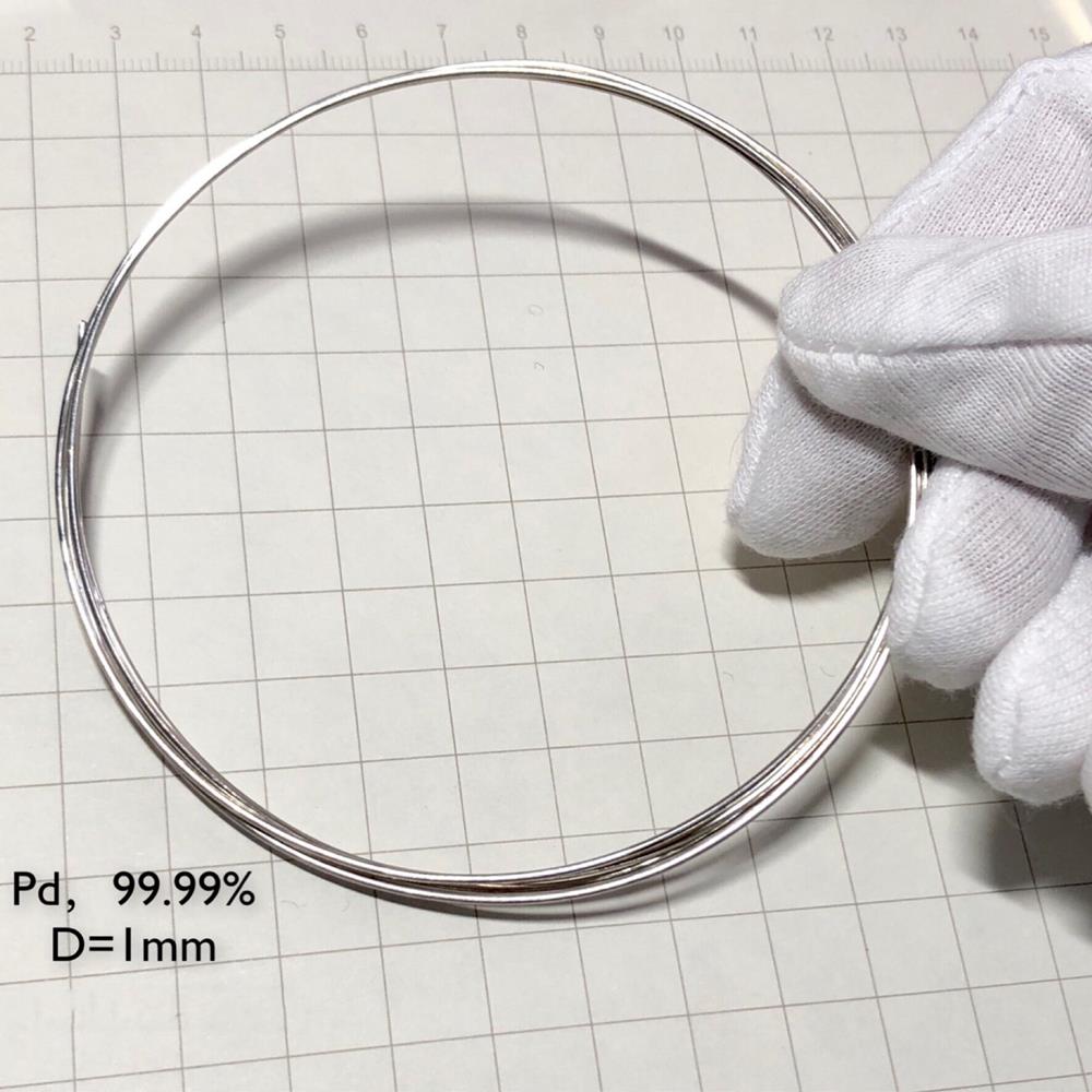 de80a2c1c1070338a5438d5eafab599fb6a Pure Palladium Wire, Diameter 1mm, Length 1cm, 99.99% High-purity Metal Pd