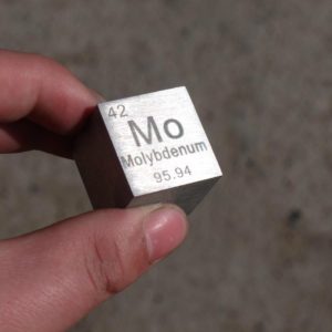 1-inch Molybdenum Cube, 99.95% High-purity Metal Mo Block