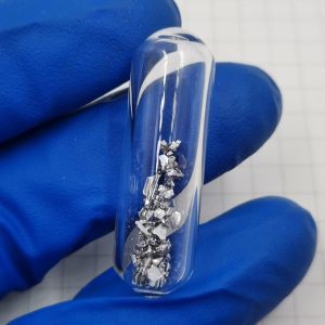 0.5g Glass Sealed CVD Ruthenium Crystal, 99.95% High-purity Metal Ru