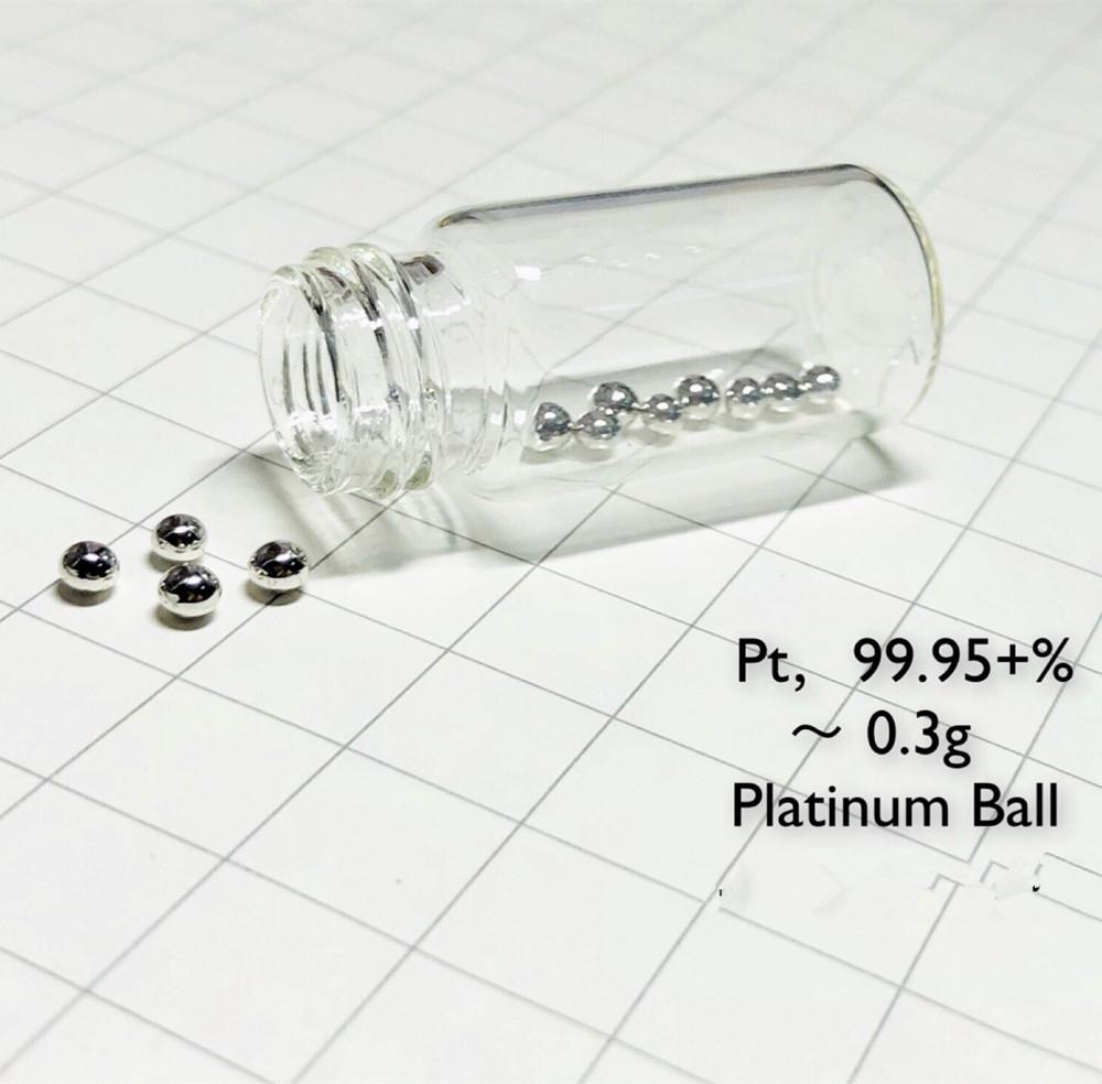 f550285a0cb05de97b26d103a411f2ece41 0.3g Platinum Gold Beads, 99.95% High-purity Metal Pt - Image 3
