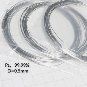 Pure Platinum Wire, Diameter 0.5mm, Length 5cm, 99.99% High-purity Metal Pt