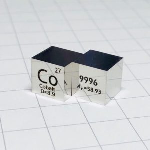10mm Metal Cobalt Cube, Mirror Polished 99.96% High-purity Element Co Block