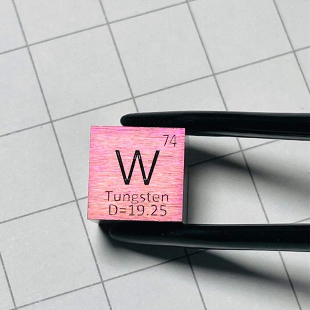 f9702e7f3199f0b5914df91f287853d9a1a Colored 10mm Tungsten Cube, 99.95% High-purity Metal W Block - Image 3