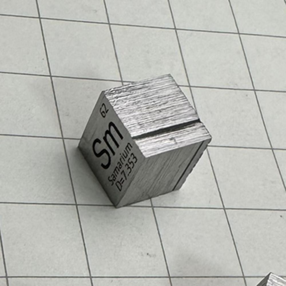 fa54f5ad92da1921fe9711e9839765e5ecb Defective 10mm Samarium Element Cube 99.95% Pure Samarium Metal Sample, Used for Collecting Hobbies - Image 2