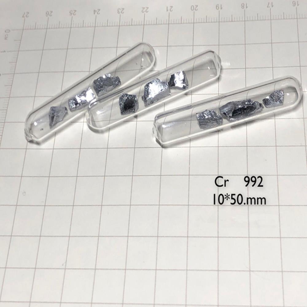 fc7b948818a532f72dd2be59aa600b9a608 Glass Sealed Metal Chromium Block with Cr 99.2% - Image 2