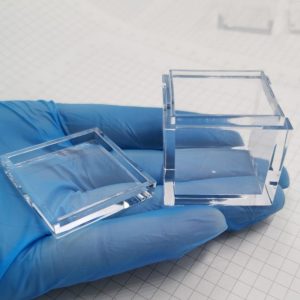 1pc Transparent Acrylic Storage Box for 1-inch Elemental Cube